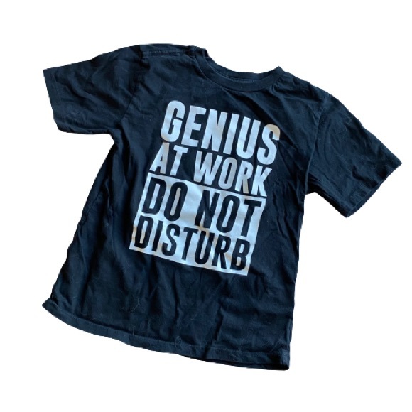 The Children's Place Other - {preloved} Black and White Graphic Tee